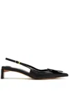 Jacquemus Pointed Toe Pumps With Geometric Embellishments