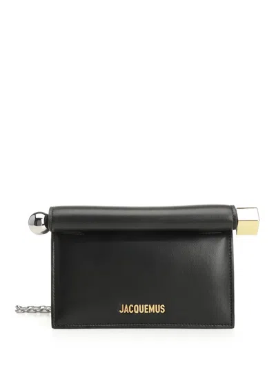 Jacquemus Women "rond" Clutch Bag In Black