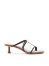 Jacquemus Open Toe Brown Sandals