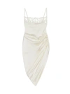Jacquemus Off-white Les Sculptures 'la Saudade Brodée' Minidress In Off White