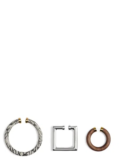 Jacquemus Women Set Of Three 'les Bijoux D'oreille' Earcuffs