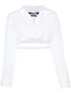 Jacquemus La Chemise Bahia Courte In White