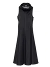 Jacquemus Sleeveless A-line Dress In Black