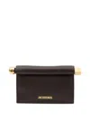 Jacquemus Women Small Rond Carré Clutch In Brown