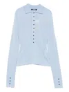 Jacquemus Le Polo Merino In Blue
