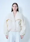 Jacquemus Le Chale Bomber Jacket In Neutral