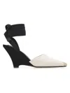 Jacquemus The High Espadrilles Colorblocked Wedge Mules In Multi
