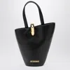 Jacquemus The Medium Bambola Asymmetric Leather Bucket Bag