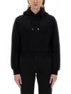 Jacquemus The Sweatshirt With Grosgrain Hood In Black