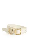 Jacquemus Thin Belt Regalo In Neutral