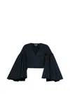 Jacquemus Women's Top Blue In Black
