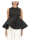 Jacquemus Le Haut Spalla Top In Black