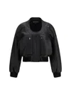 Jacquemus Women Tore Bomber In Black