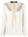 Jacquemus Camicie La Chemise Notte In White