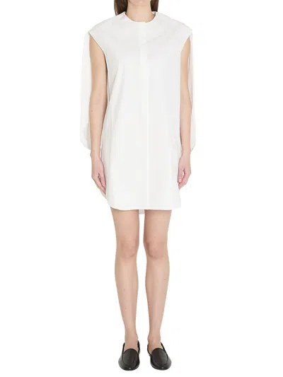 Jacquemus Women White Round Neck Mini Dress