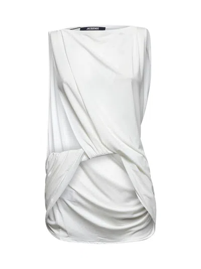 Jacquemus Women White The Peplo Top