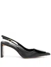 Jacquemus Women Les Slingbacks Duelo Haut Pumps In Black