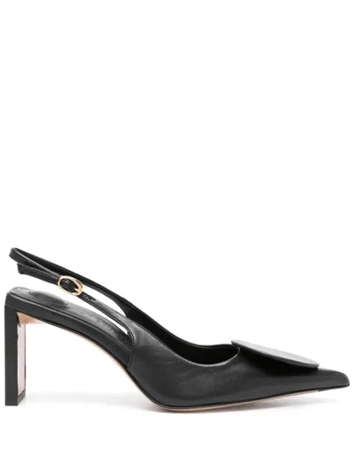 Jacquemus Women's Les Slingbacks Duelo Haut Pumps In Black