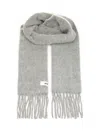Jacquemus Women Wool Blend Scarf In Gray