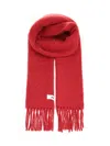 Jacquemus Wool Blend Scarf Scarves And Foulards Red In Red