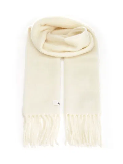 Jacquemus Wool Blend Scarf Scarves And Foulards White