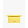 Jacquemus La Petite Pochette Rond Clutch Bag In Yellow