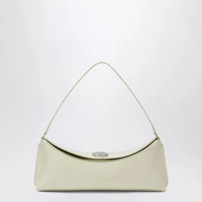 Jacquemus Light Yellow Oval Pouch Women In Neutral