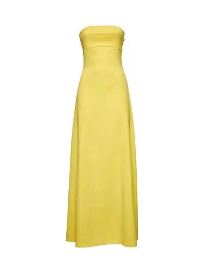 Jacquemus Women Yellow The Bustier Long Dress