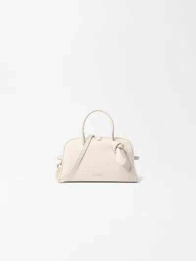 Jacquemus Women9 Small Tote Bag In Neutral