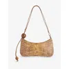 Jacquemus Womens  Le Bisou Perle Leather Shoulder Bag In Beige