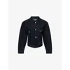 Jacquemus Womens Black La Veste Cotton Denim Jacket