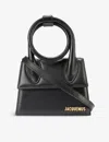 Jacquemus 'le Chiquito Noeud' Black Crossbody Bag With Logo Detail In Black