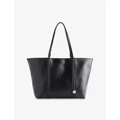 Jacquemus Womens Black Marino Leather Tote