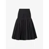 Jacquemus La Jupe Agave In Black