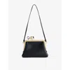 Jacquemus Le Berlingot Black Crossbody Bag With Removable Strap In Leather For Women In Black