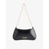 Jacquemus Ex 24hbaw00404ac18a01 Le Petit Bisou Chaine Shoulder Bags Black In Black