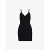 Jacquemus Womens Black The Scala Textured Sleeveless Knitted Mini Dress In Black