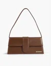 Jacquemus Womens Brown Le Bambino Long Leather Shoulder Bag In Burgundy