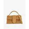 Jacquemus Womens Camel Le Bambino Suede Shoulder Bag In Camel