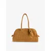 Jacquemus Womens Camel The Turismo Suede Top-handle Bag In Camel