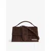 Jacquemus Womens Dark Brown Le Grand Bambino Leather Top-handle Bag In Dark Brown