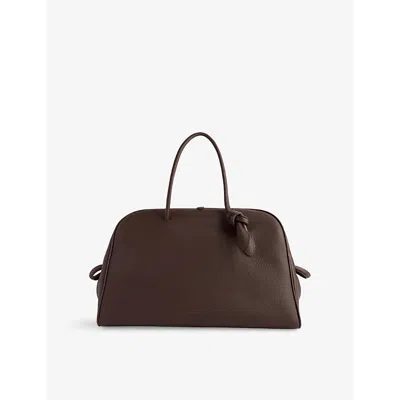 Jacquemus Womens Dark Brown Le Grand Turismo Leather Top-handle Bag