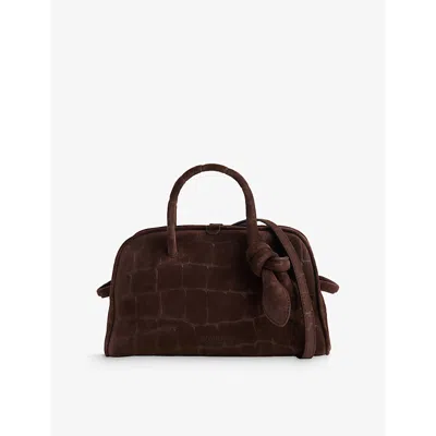 Jacquemus Le Petit Turismo In Darkbrown