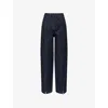 Jacquemus Women's Le Cargo De-nîmes Jean In Dark Navy