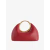 Jacquemus Le Petit Calino Ring Leather Top-handle Bag In Red
