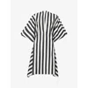 Jacquemus Womens Jacquard Medium Stripes Moisson Striped Cotton And Silk Tunic In Multi