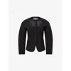 Jacquemus Button-fastening Balloon-sleeve Jacket In Black