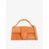 Jacquemus Womens Terracotta Le Bambino Leather Top Handle Bag In Brown