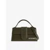 Jacquemus Womens Dark Khaki Le Grand Bambino Leather Top-handle Bag In Brown