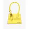 Jacquemus Le Chiquito Moyen Leather Bag In Yellow